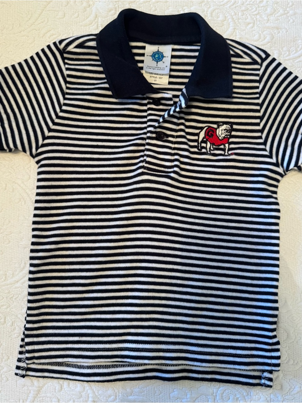Lot of 2 University of GA boys 2T Nike Jersey/Creative Knitwear Polo - Picture 7 of 11